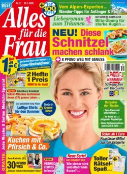 Alles fur die Frau – 25 Juli 2025