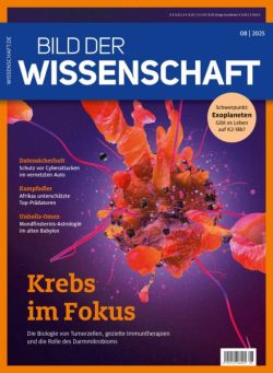 Bild der Wissenschaft – August 2025