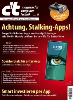 c’t Magazin – 11 Juli 2025