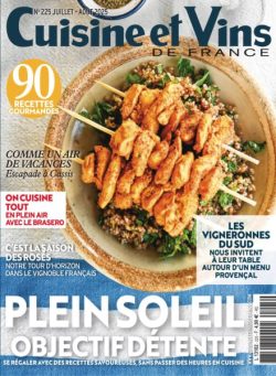 Cuisine et Vins de France – Juillet-Aout 2025