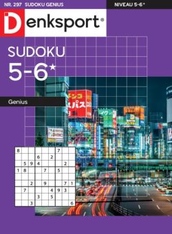 Denksport Sudoku 5-6 genius – 3 Juli 2025