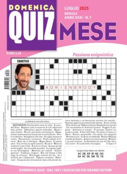Domenica Quiz Mese – Luglio 2025