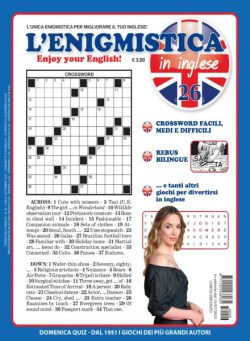 Enigmistica in inglese – Luglio-Settembre 2025