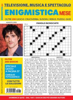 Enigmistica Mese – Agosto 2025
