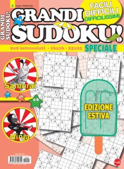 Grandi Sudoku – Luglio-Agosto 2025