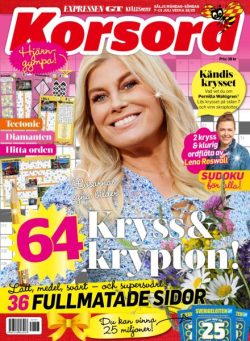 Korsord – 7 Juli 2025