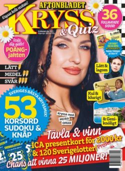Kryss & Quiz – 30 Juni 2025