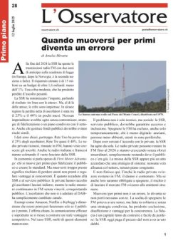 L’Osservatore – 12 Luglio 2025
