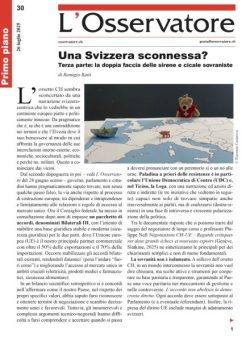 L’Osservatore – 26 Luglio 2025