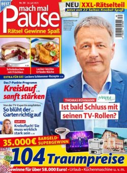 Mach mal Pause – 15 Juli 2025