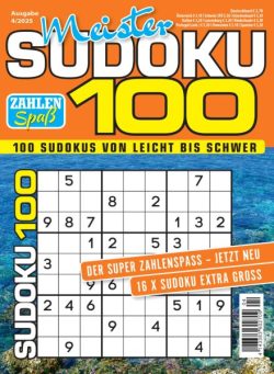 Meister Sudoku – 12 Juli 2025