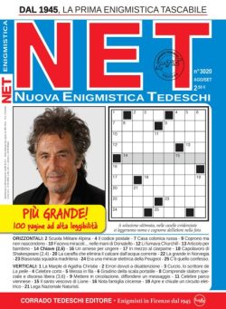 Nuova Enigmistica Tascabile – Agosto-Settembre 2025