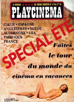 Playcinema – N 11 juillet-aout 1971