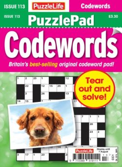 PuzzleLife PuzzlePad Codewords – July 2025