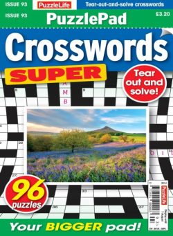 PuzzleLife PuzzlePad Crosswords Super – July 2025