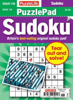 PuzzleLife PuzzlePad Sudoku – July 2025