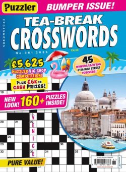 Puzzler Tea-Break Crosswords – Issue 361 2025