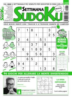 Settimana Sudoku – 11 Luglio 2025