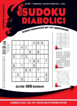 Solo Sudoku Diabolici – Agosto-Ottobre 2025