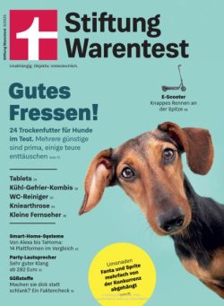 Stiftung Warentest – August 2025