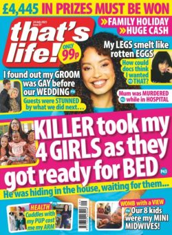 that’s life! UK – 17 July 2025