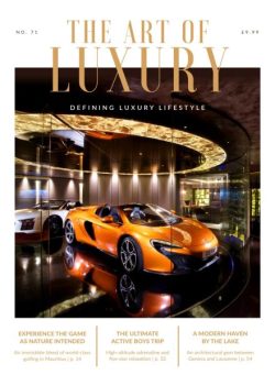 The Art of Luxury – July-August 2025