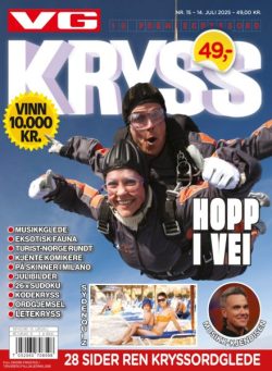 VG Kryssord – 14 Juli 2025