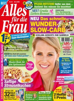 Alles fur die Frau – 22 August 2025