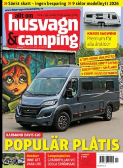 Allt om Husvagn & Camping – Augusti 2025
