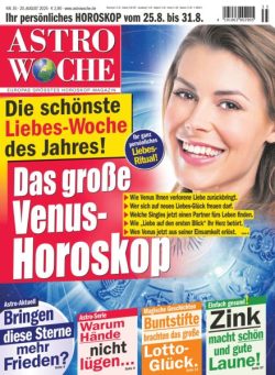 Astrowoche – 20 August 2025