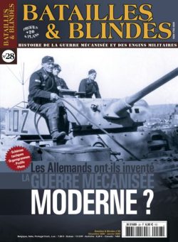 Batailles & Blindes – Decembre 2008 – Janvier 2009