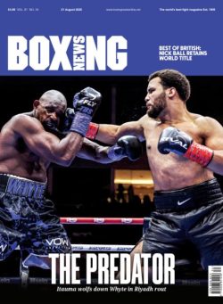 Boxing News – 21 August 2025