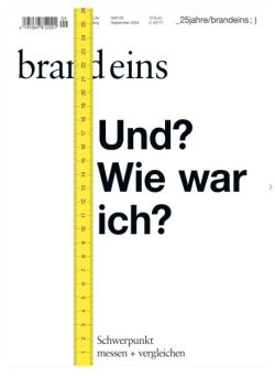 Brand Eins – September 2024