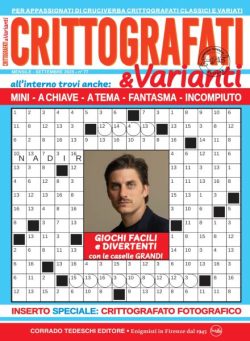 Crittografati & Varianti – Settembre 2025