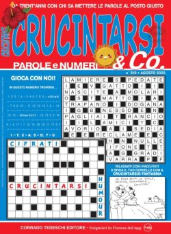 Crucintarsi & Co – Agosto 2025