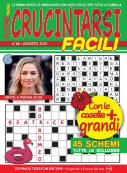 Crucintarsi Facili – Agosto 2025