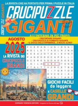 Crucipuzzle Giganti – Agosto 2025