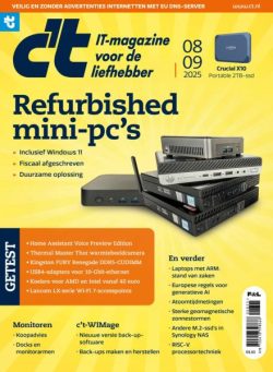 c’t Magazine Netherlands – Augustus September 2025
