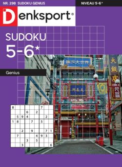 Denksport Sudoku 5-6 genius – 24 Juli 2025