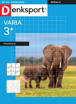 Denksport Varia 3 Puzzelvaria – 31 Juli 2025