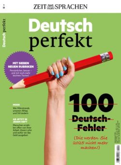 Deutsch Perfekt – Nr 1 2025