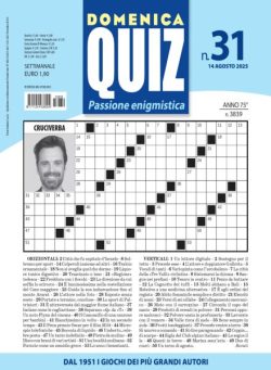 Domenica Quiz – 14 Agosto 2025