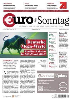 Euro am Sonntag – 22 August 2025