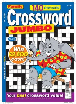 Family Crossword Jumbo – July 2025