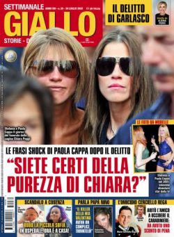 Giallo – 30 Luglio 2025