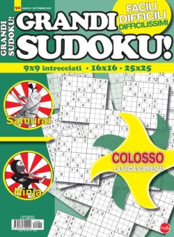 Grandi Sudoku – Agosto-Settembre 2025