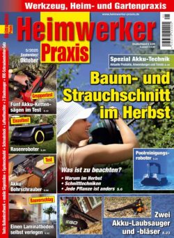 Heimwerker Praxis – September-Oktober 2025