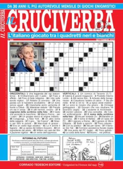 Il Cruciverba – Settembre 2025