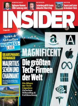 Insider Austria – 13 August 2025