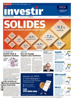 Investir – 2 Aout 2025